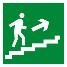 Е 15  Направление к эвакуационному выходу по лестнице вверх