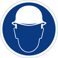 М 02  Работать в защитной каске (шлеме)