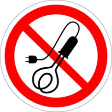 P21-1 Запрещается пользоваться электронагревательными приборами
